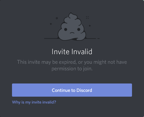 Discord link expire